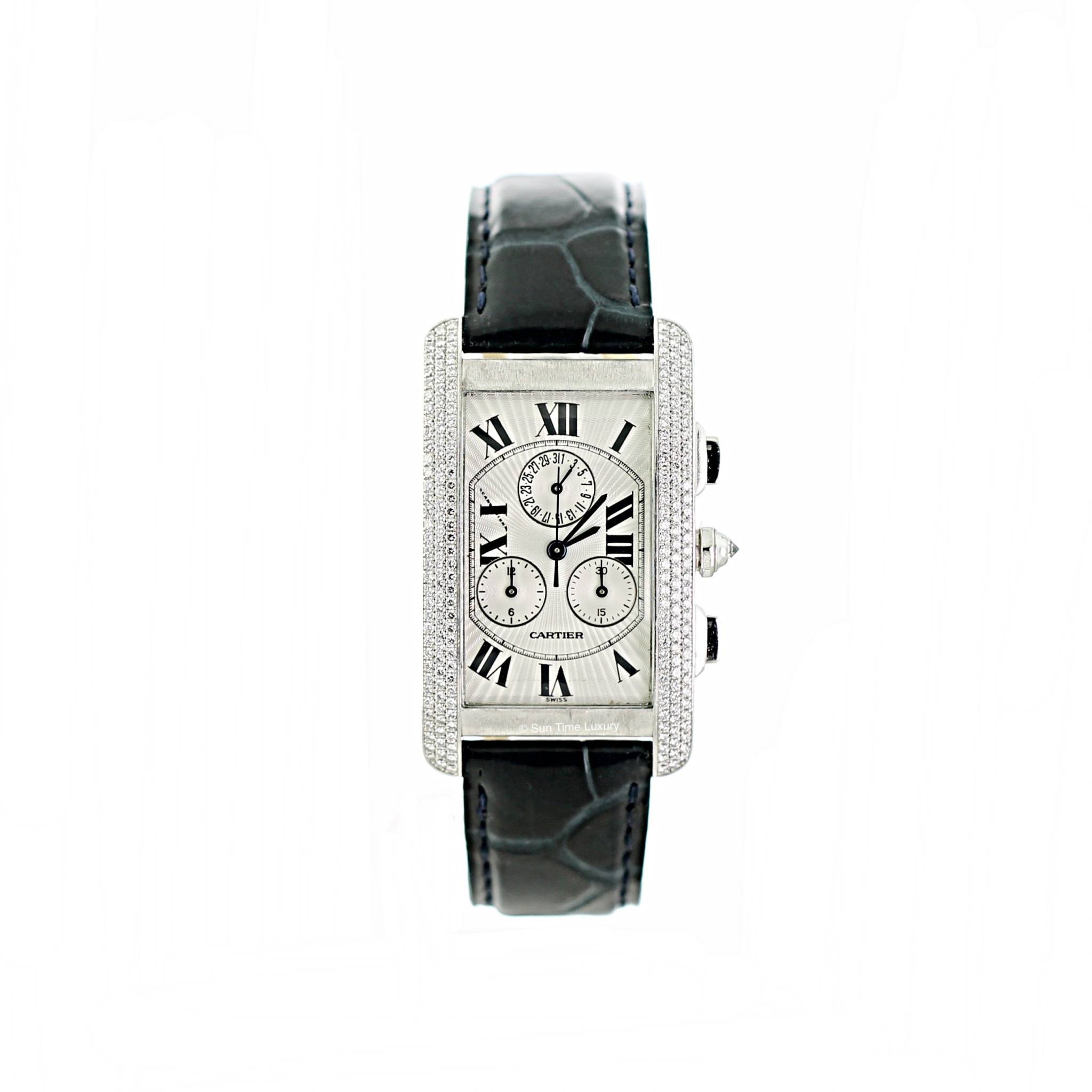 Cartier tank American factory Diamound # 384