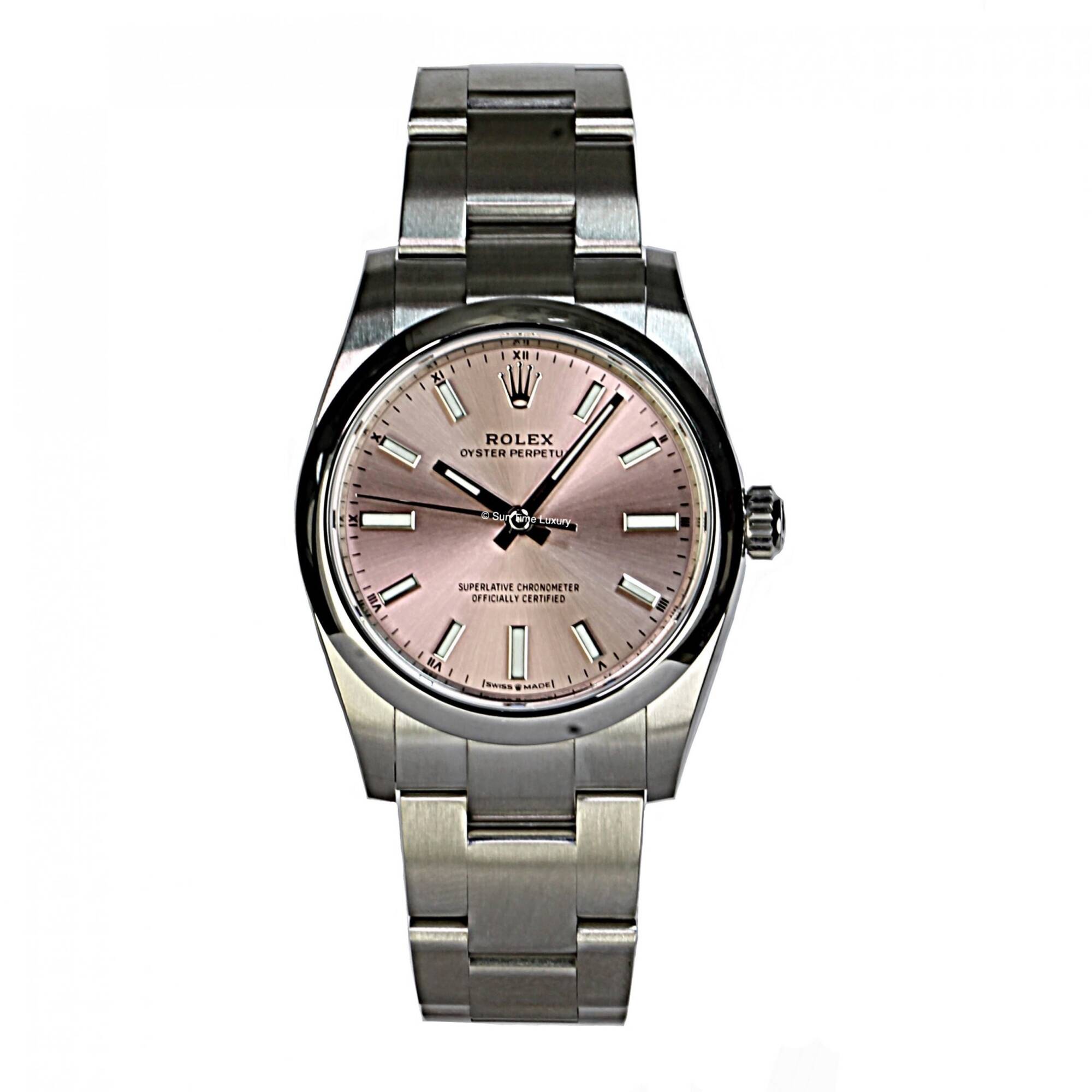 Rolex oyster Perpetual 34mm b&p 2021 # 498