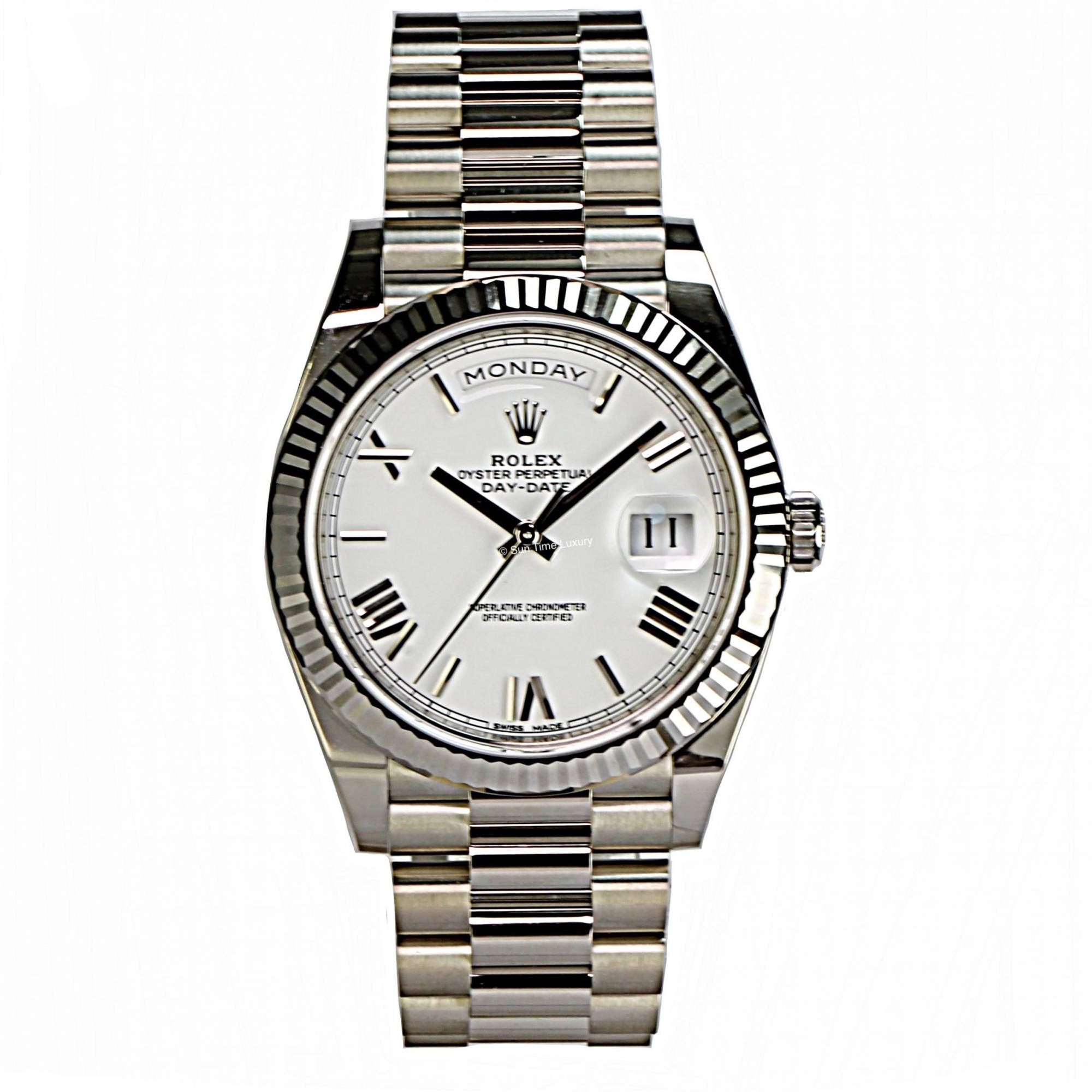 Rolex Day-Date 40 white gold 2022 unworn #496