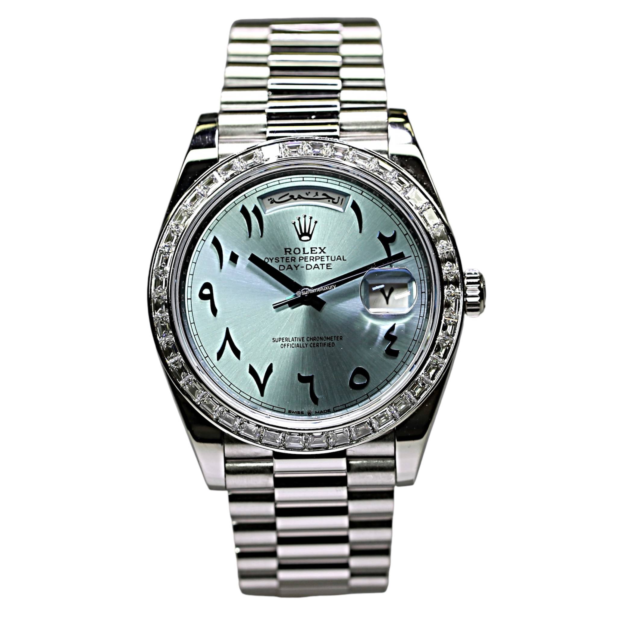 Rolex day-date 40 platinum b&p 2024 #545