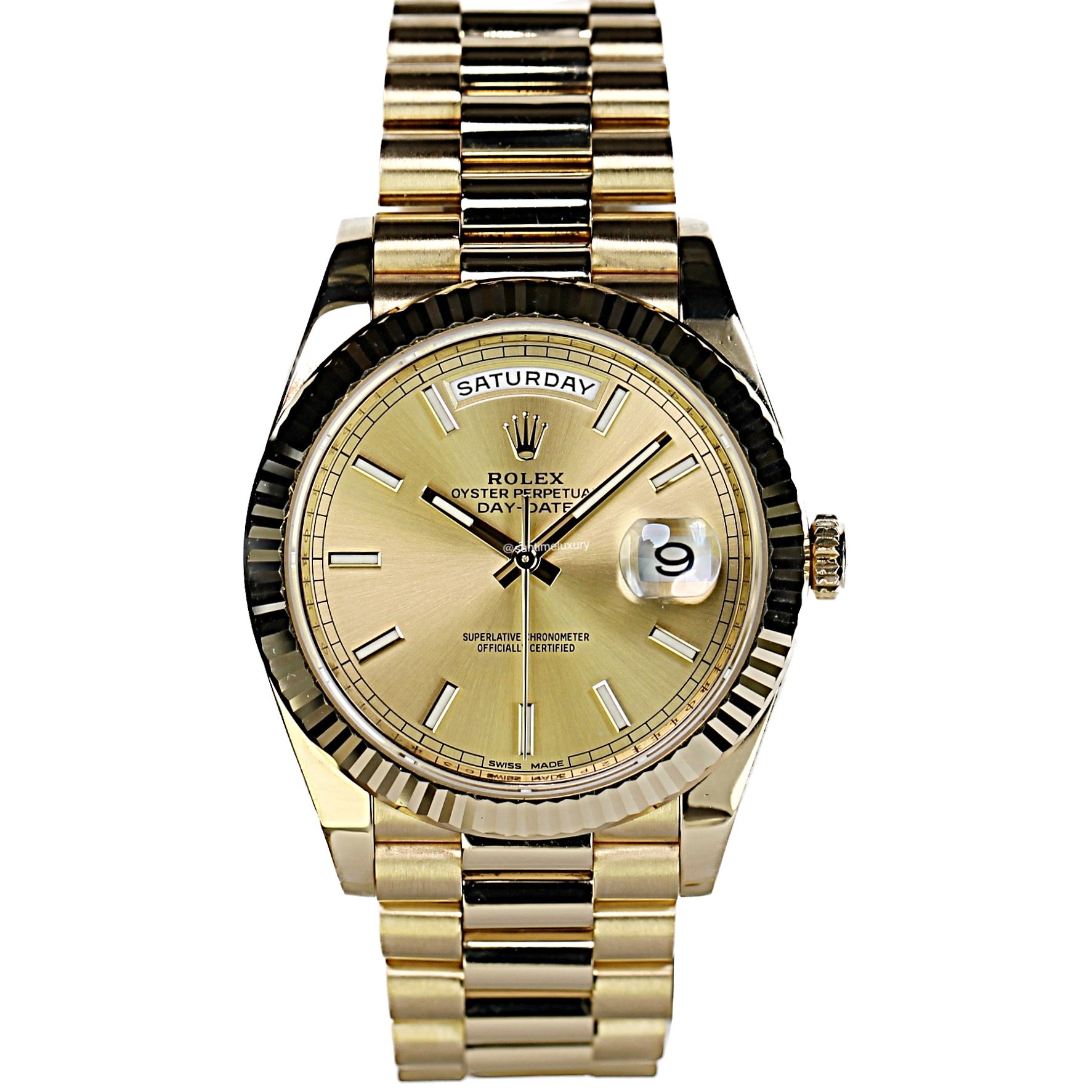 Rolex day-date 40 yellow gold 2017 # 526
