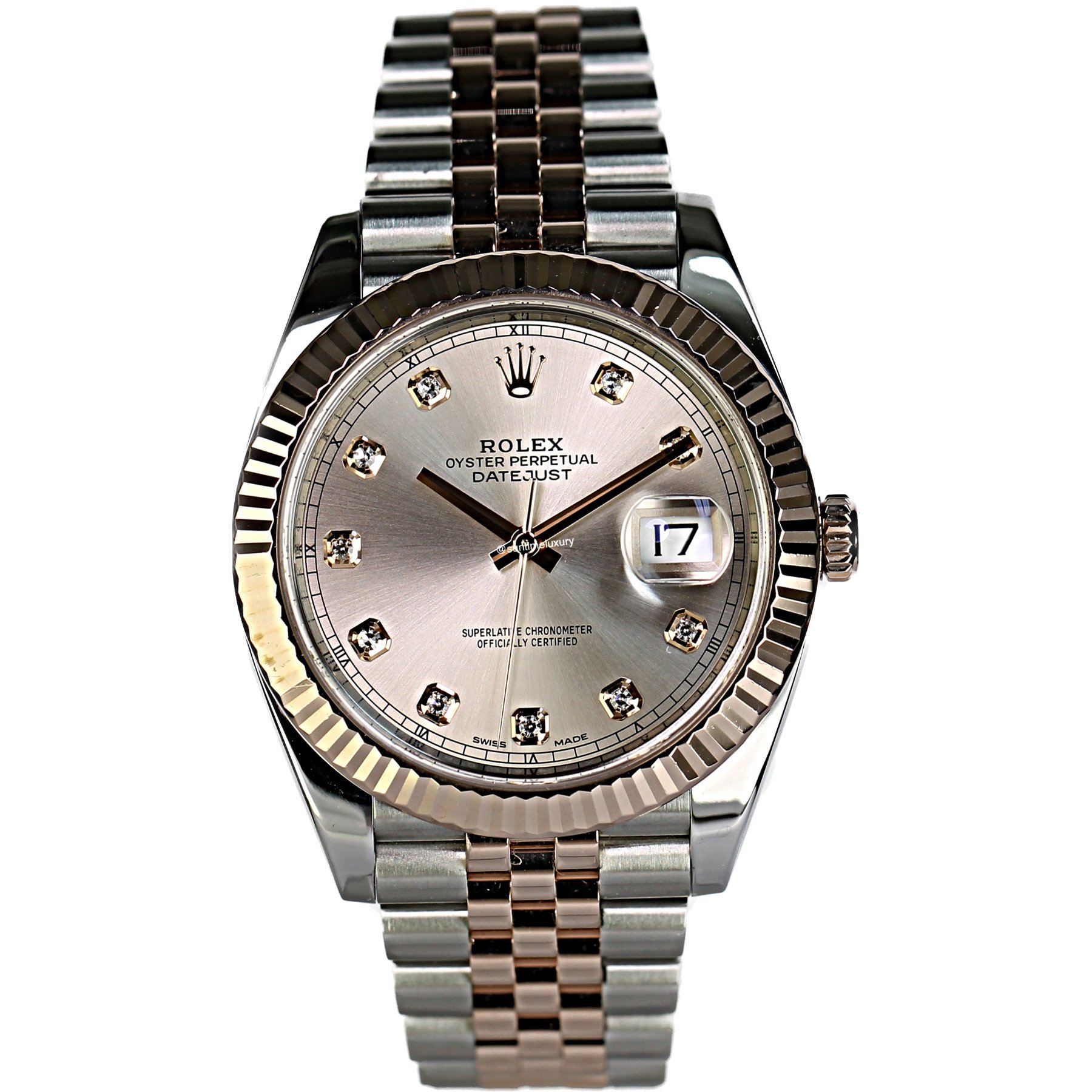 Rolex Datejust 41 steel & gold b&p # 522