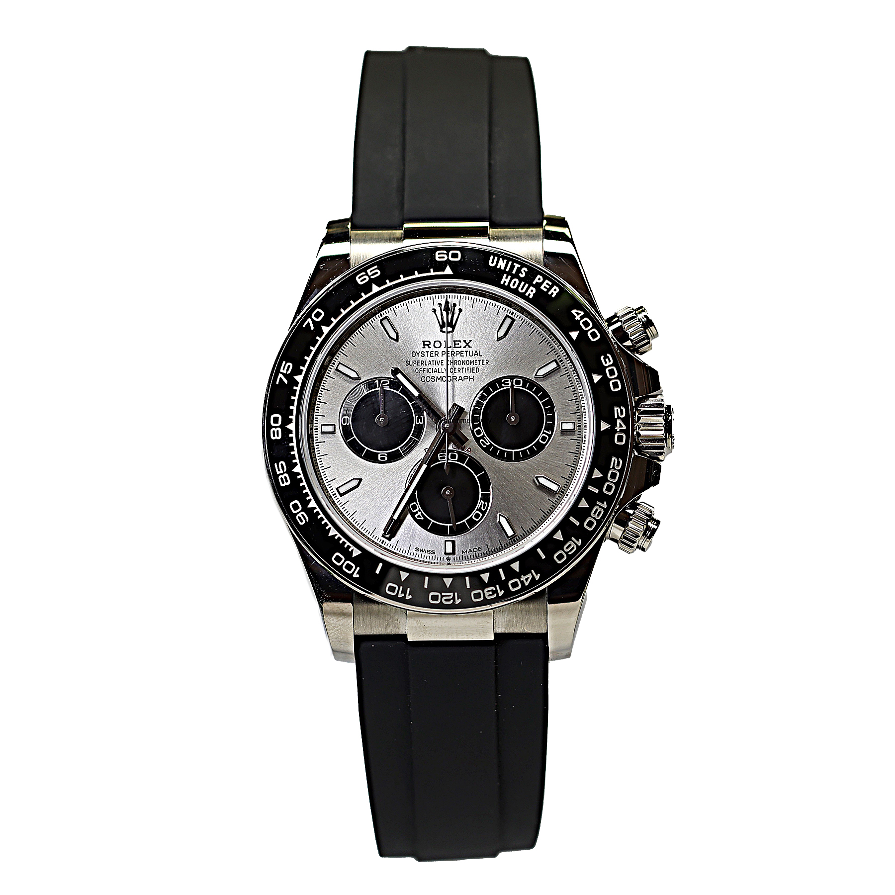 Rolex Daytona white gold ghost b&p #550