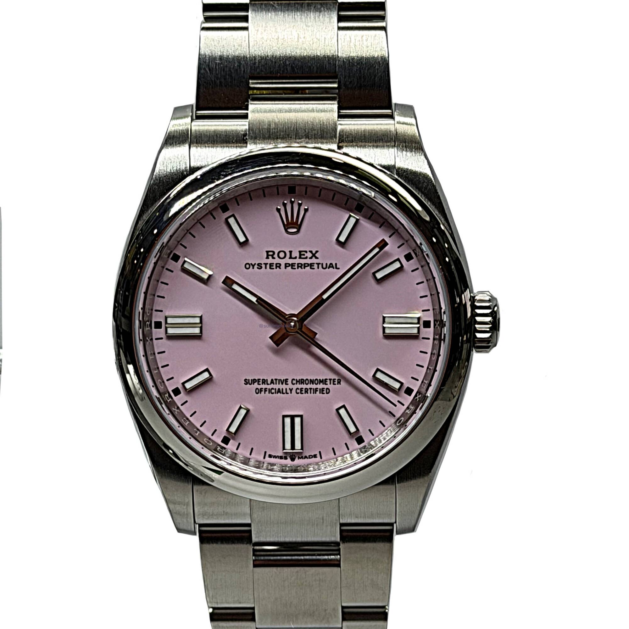 Rolex oyster perpetual 36m b&p #575